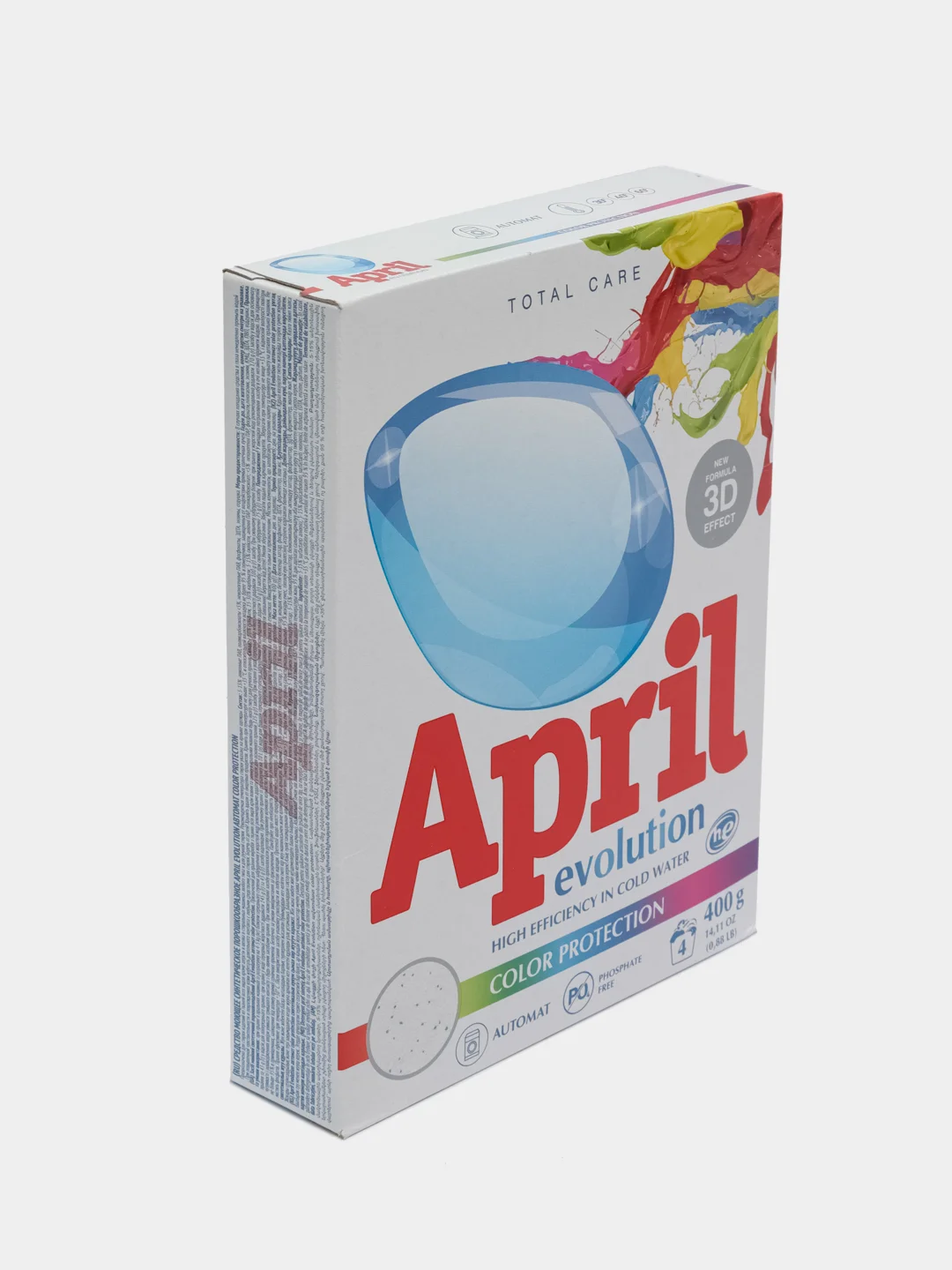 Стиральный порошок April Evolution Color для цветных и темных вещей, без фосфатов