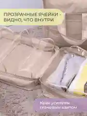 Бирюзовый чемодан для обуви 35 х 40 х 20 см, 6 ячеек