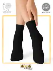Разноцветный носки женские MiNiMi COTONE 1202 высокие однотонные из хлопка набор 10 пар