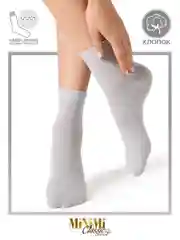 Разноцветный носки женские MiNiMi COTONE 1202 высокие однотонные из хлопка набор 10 пар