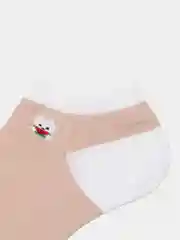 Розовый носки женские короткие молодежные