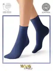 Разноцветный носки женские MiNiMi COTONE 1202 высокие однотонные из хлопка набор 5 пар