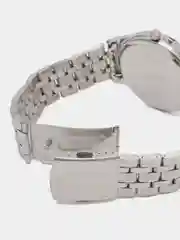 Серебряный часы мужские наручные с кварцевым механизмом