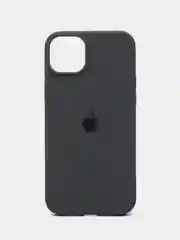 Угольный чехол защитный силиконовый для iPhone (Айфон) 15/14/13/12/11/XS/XR/X/8/7/SE/PLUS/PRO/MAX