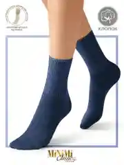 Разноцветный носки женские MiNiMi COTONE 1203 высокие меланжевые из хлопка набор 3 пары