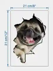 Интерьерная наклейка 3d для дома, для унитаза, ноутбука, на дверь, наклейка на холодильник