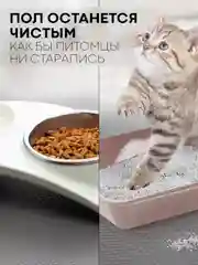 Черный водостойкий противоскользящий ПВХ коврик-подстилка КАРТОФАН для полок ящиков универсальный