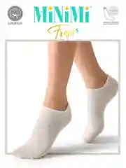 Светло-коричневый носки женские MiNiMi FRESH 4102 короткие спортивные из хлопка набор 10 пар