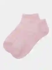 Розовый женские носки короткие сеточные