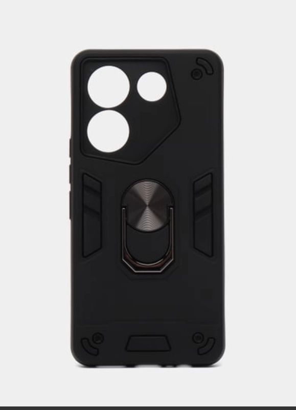 Чехол Tecno CAMON 20 Pro 5G (Техно) противоударный, с металлической подставкой кольцом