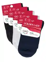 Разноцветный носки женские Golden Lady CIAO высокие из хлопка набор 5 пар