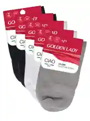Разноцветный носки женские Golden Lady CIAO высокие из хлопка набор 5 пар