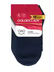 Синий носки женские Golden Lady CIAO высокие из хлопка набор 10 пар