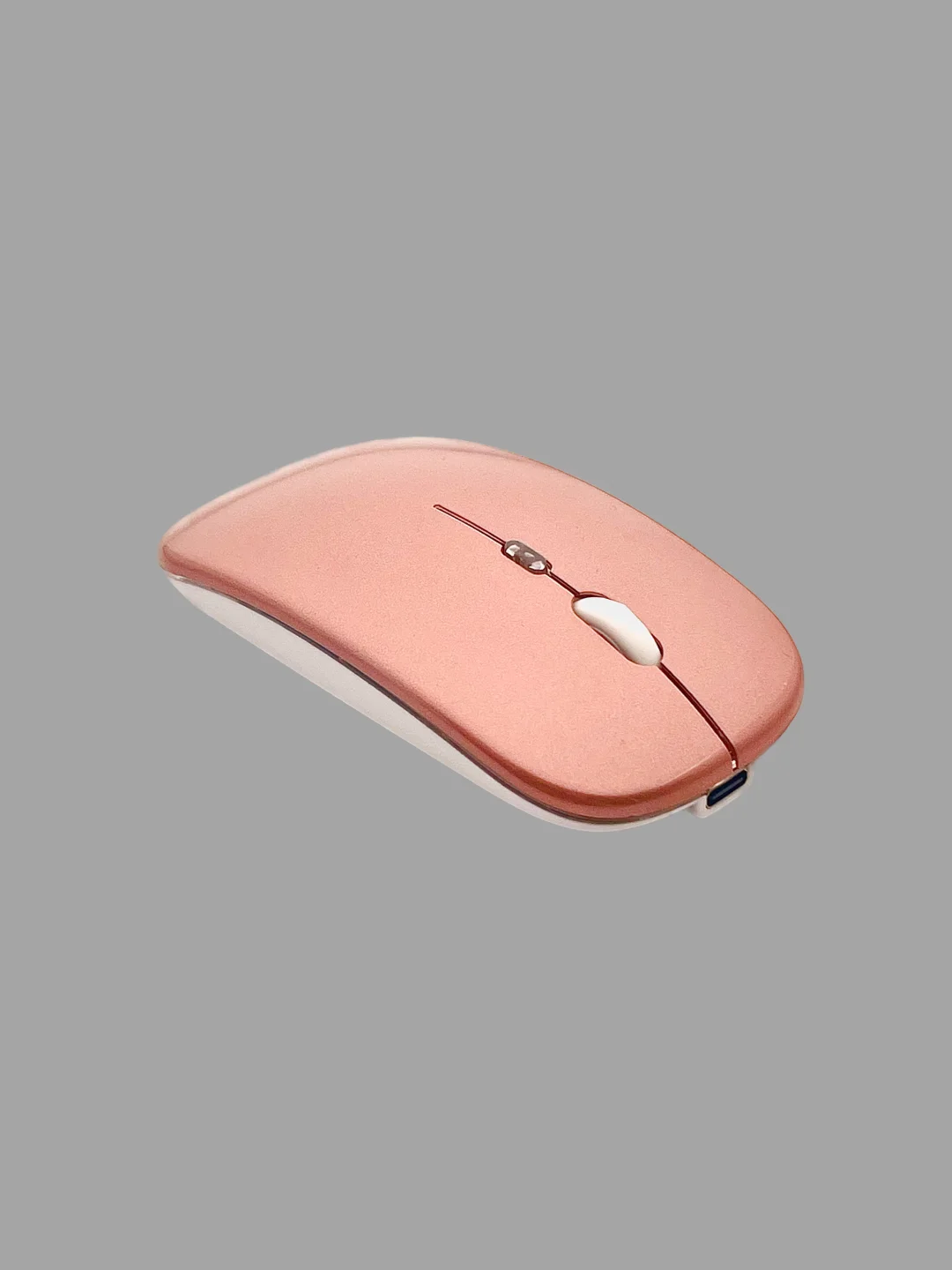 Розовый мышь компьютерная беспроводная с RGB подсветкой,2.4G,Bluetooth,Type-C,игровая мышка
