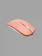 Розовый мышь компьютерная беспроводная с RGB подсветкой,2.4G,Bluetooth,Type-C,игровая мышка