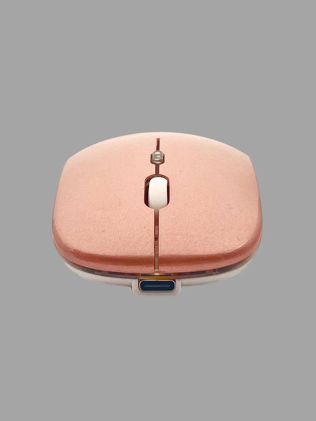 Розовый мышь компьютерная беспроводная с RGB подсветкой,2.4G,Bluetooth,Type-C,игровая мышка