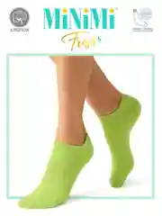 Зеленый носки женские MiNiMi FRESH 4102 короткие спортивные из хлопка набор 10 пар