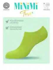 Зеленый носки женские MiNiMi FRESH 4102 короткие спортивные из хлопка набор 10 пар