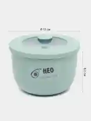 Бежевый меланж миска / контейнер герметичный для супа НЕО с клапаном для СВЧ IDEA