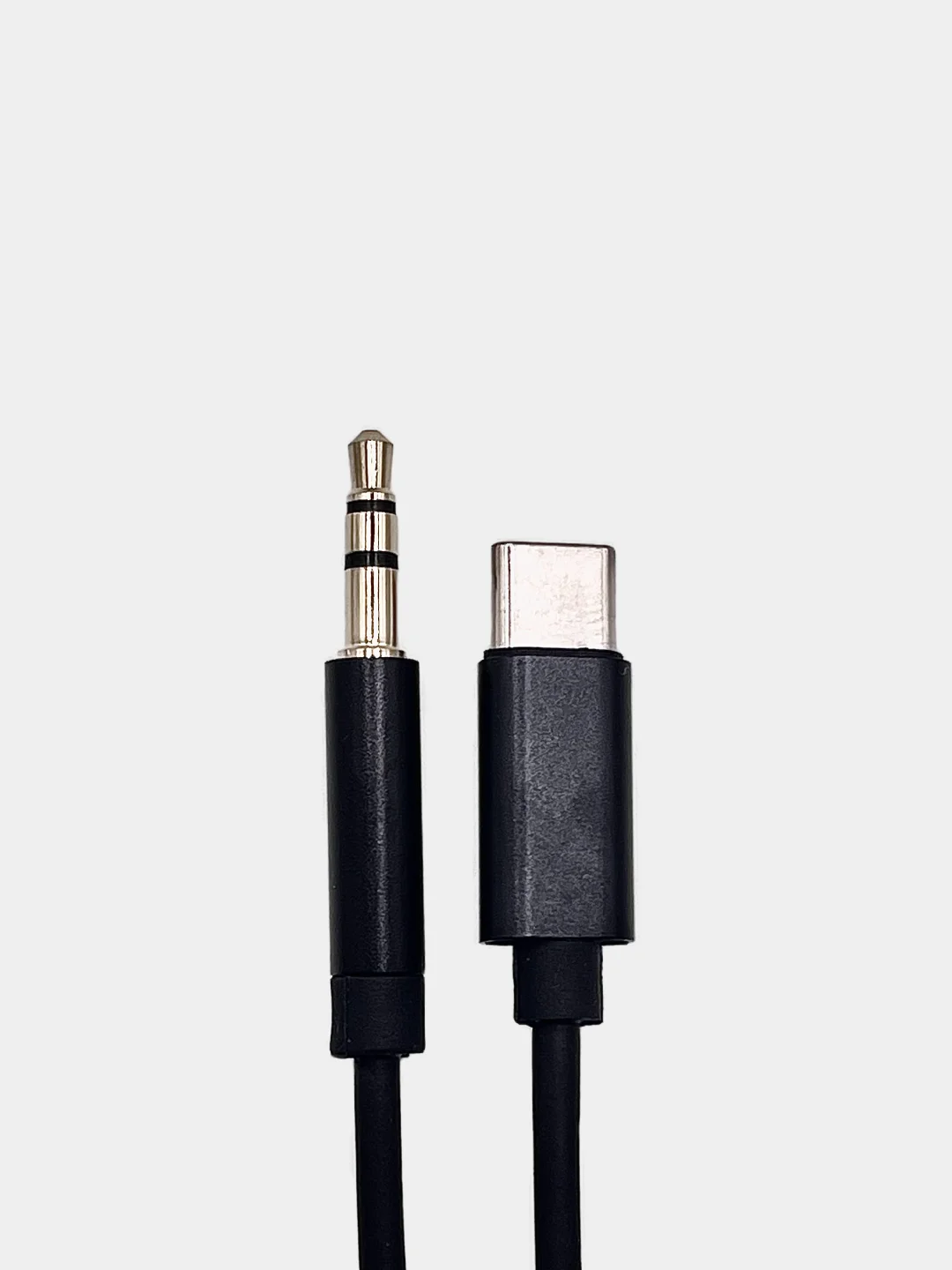 Черный кабель AUX - Type-c,  3,5 jack, 1 м, кабель в машину, для Андроид и Iphone 15/Pro/Max