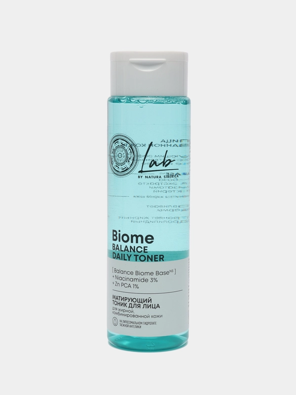 Матирующий тоник для лица Natura Siberica LAB Biome Balance, 250 мл