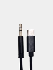 Кабель AUX - Type-c,  3,5 jack, 1 м, кабель в машину, для Андроид и Iphone 15/Pro/Max