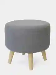 Серый меланж пуф Laksi