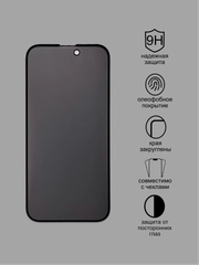Защитное стекло Антишпион для Iphone 15, Iphone 15 Pro, Iphone 15 Pro Max приватное стекло