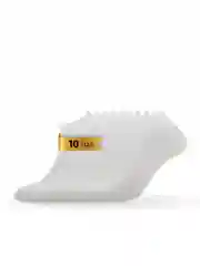Белый носки женские Golden Lady MIO короткие из хлопка набор 10 пар