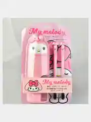 Набор зубных щёток с футляром Hello Kitty, My Melody, Kuromi щётка Куроми, Хэллоу Китти