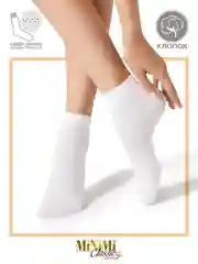 Разноцветный носки женские MiNiMi COTONE 1201 короткие спортивные из хлопка набор 5 пар