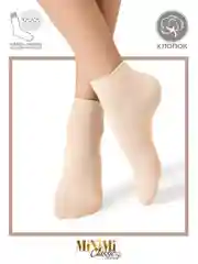 Разноцветный носки женские MiNiMi COTONE 1201 короткие спортивные из хлопка набор 5 пар