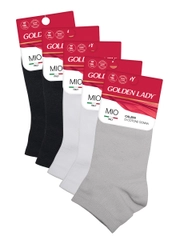 Носки женские Golden Lady MIO короткие из хлопка набор 5 пар