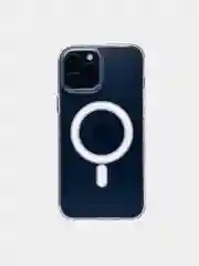 Чехол с Magsafe (Магсейф) для Iphone 15,14,13,12,11,Pro/Plus/Max силиконовый, прозрачный