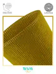 Оливковый носки женские MiNiMi FRESH 4103 высокие в рубчик из хлопка 3 пары