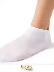 Белый носки женские MiNiMi COTONE 1101 короткие спортивные из хлопка набор 10 пар