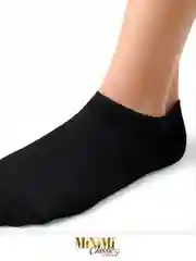 Черный носки женские MiNiMi COTONE 1101 короткие спортивные из хлопка набор 10 пар