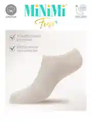 Розовый носки женские MiNiMi FRESH 4102 короткие спортивные из хлопка набор 5 пар