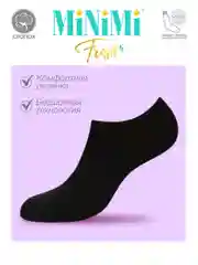 Черный носки женские MiNiMi FRESH 4102 короткие спортивные из хлопка набор 5 пар