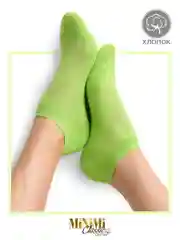 Разноцветный носки женские MiNiMi COTONE 1101 короткие спортивные из хлопка набор 10 пар