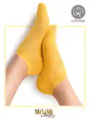 Разноцветный носки женские MiNiMi COTONE 1101 короткие спортивные из хлопка набор 10 пар