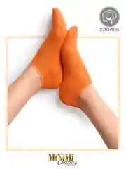 Разноцветный носки женские MiNiMi COTONE 1101 короткие спортивные из хлопка набор 10 пар
