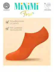 Оранжевый носки женские MiNiMi FRESH 4102 короткие спортивные из хлопка набор 5 пар