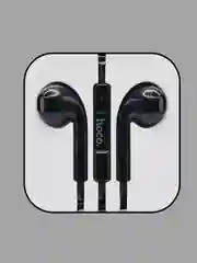Черный наушники проводные с микрофоном Hoco M101 с кабелем 1,2 м. Jack 3.5 mm