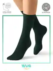 Разноцветный носки женские MiNiMi FRESH 4103 высокие в рубчик из хлопка 5 пар