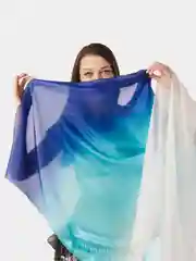 Лайм платок  для танцев, шаль, шелк