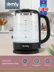 Чайник электрический DOMFY DSB-EK304, 2200 Вт, черный