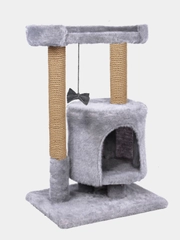 Домик-когтеточка для кошек Меридиан, "Домосед", 52 х 41 х 90 см