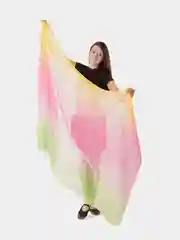 Конфетный платок для танцев,  шаль, шифон