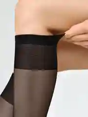 Черный гольфы женские MiNiMi ELASTIC 40 den тонкие капроновыенабор 3 пары